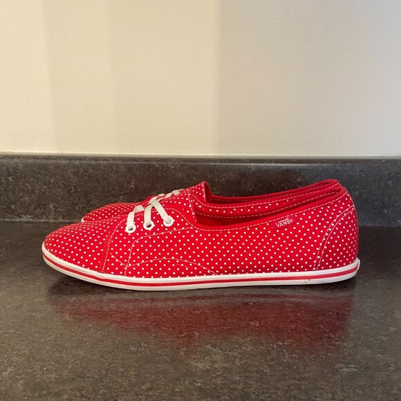 Vans Leah Polka Dot Skate Shoes - Size 10 - Picture 4 of 9